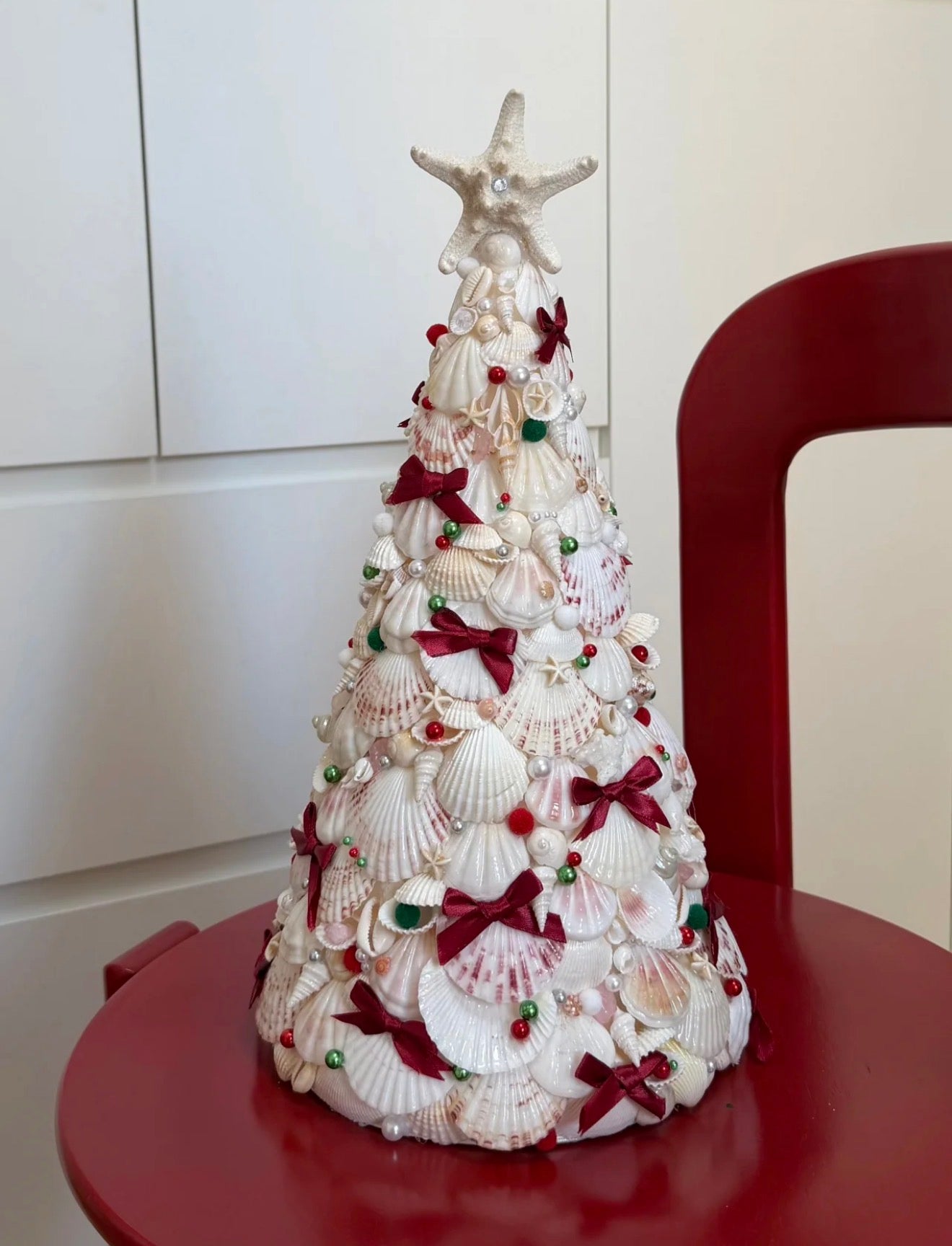 Seashell Christmas Tree Ornaments - Creative Home Decor, Festival Atmosphere Essential