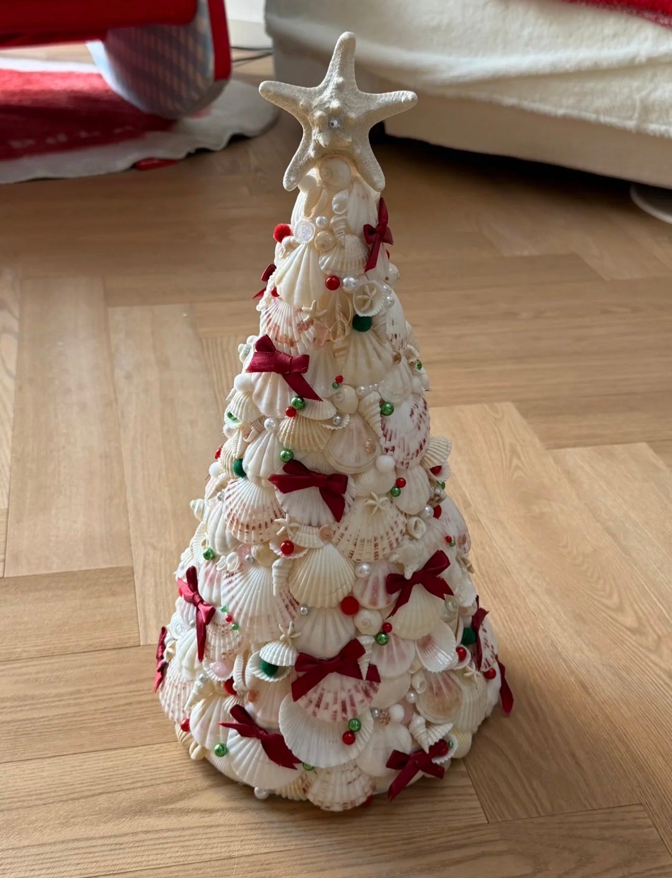 Seashell Christmas Tree Ornaments - Creative Home Decor, Festival Atmosphere Essential