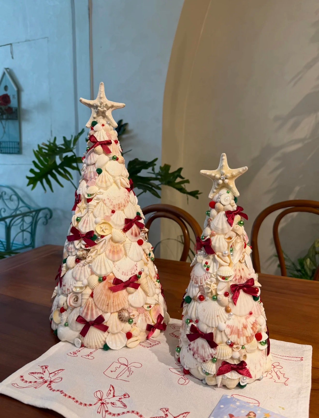 Seashell Christmas Tree Ornaments - Creative Home Decor, Festival Atmosphere Essential